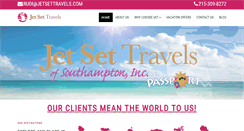 Desktop Screenshot of jetsettravels.com
